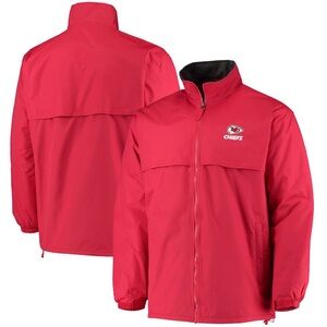 Men's Dunbrooke Red Kansas City Chiefs Triumph Fleece Full-Zip Jacket-XL
